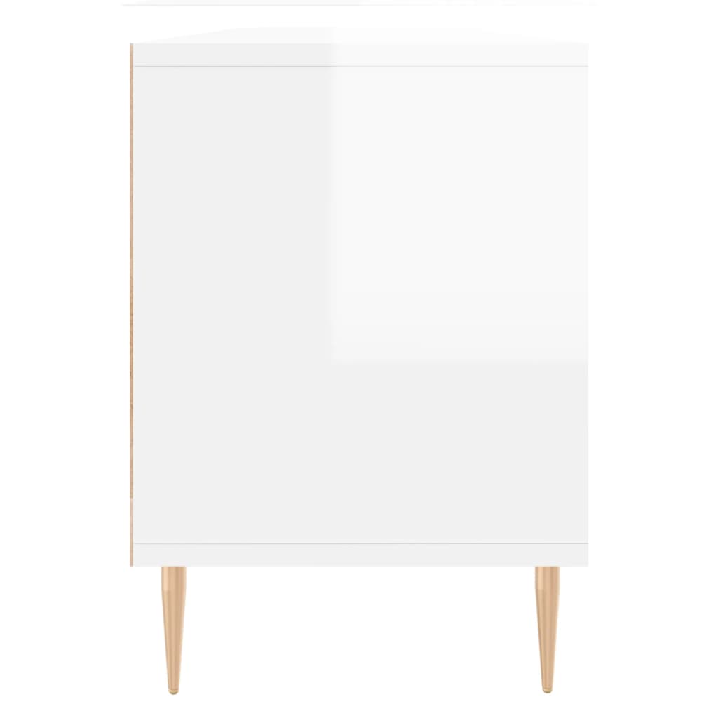 vidaXL TV skříňka bílá vysoký lesk 150 x 30 x 44,5 cm kompozitní dřevo
