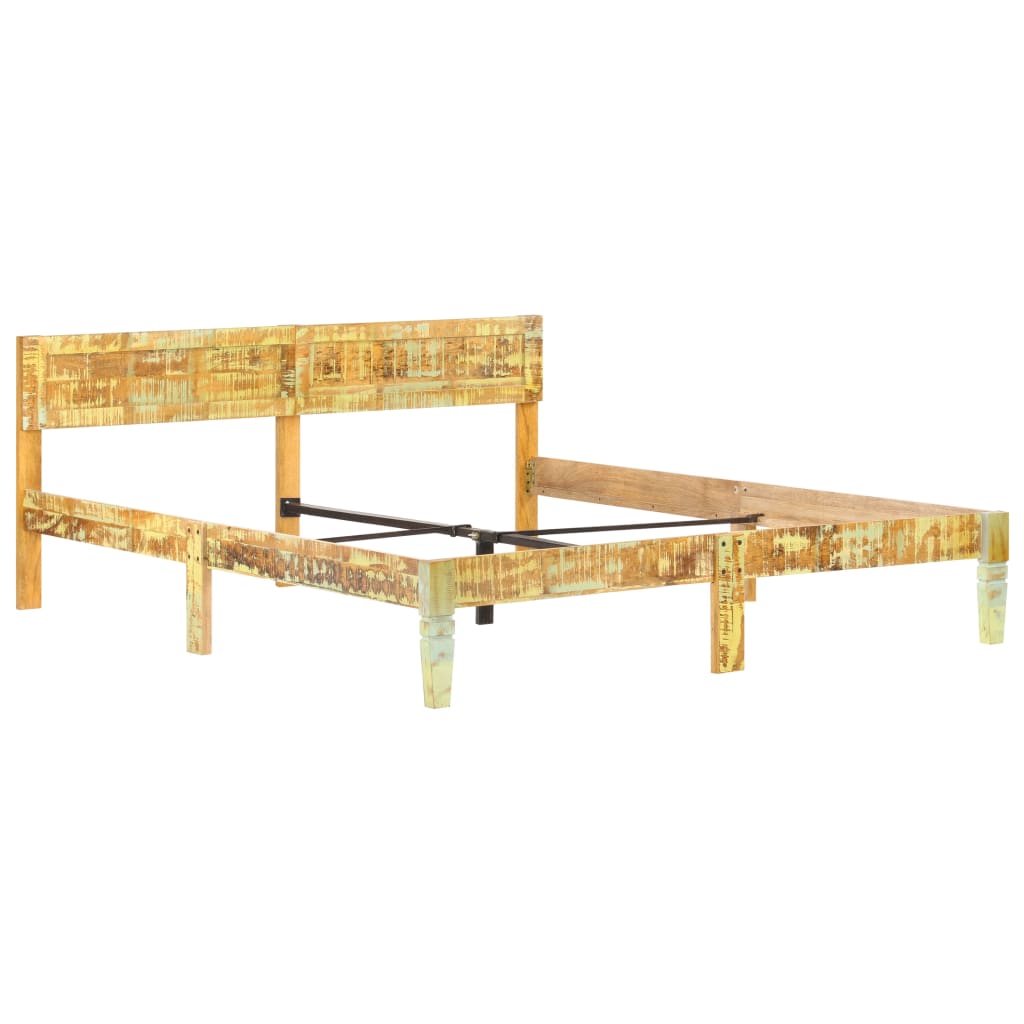 vidaXL Rám postele masivní recyklované dřevo 160 x 200 cm