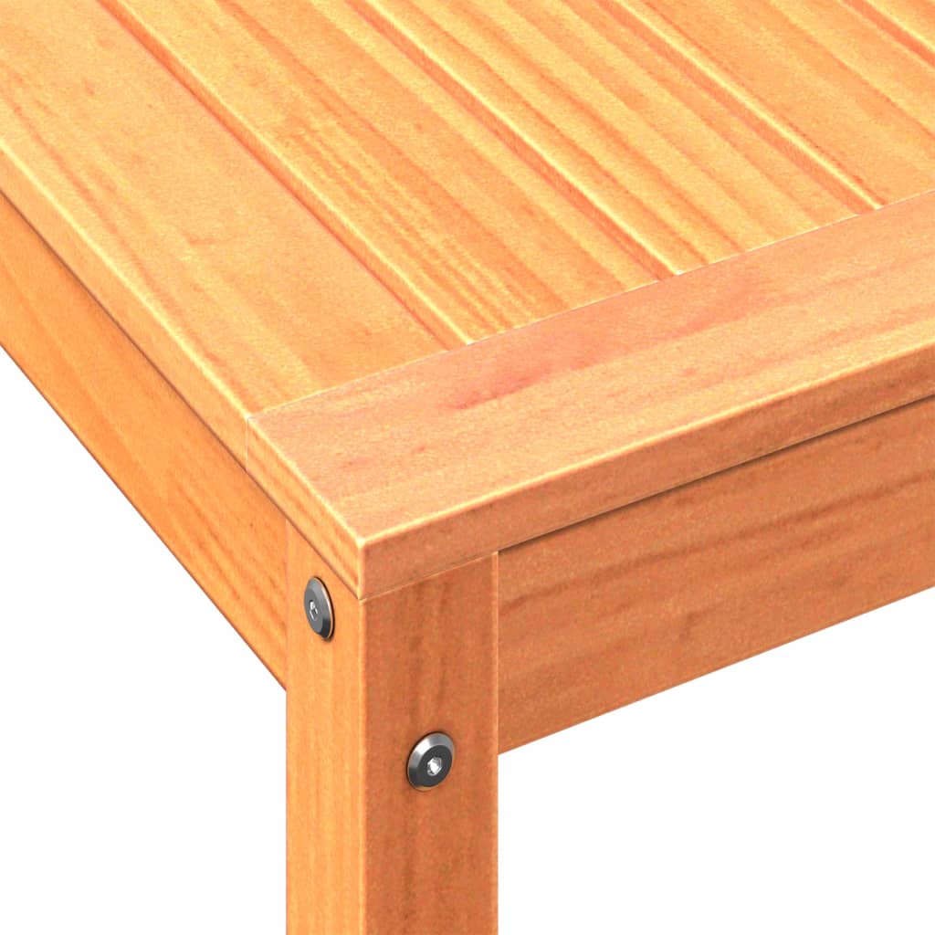 vidaXL Přesazovací stůl s policí voskově hnědý 108x50x75 cm borovice
