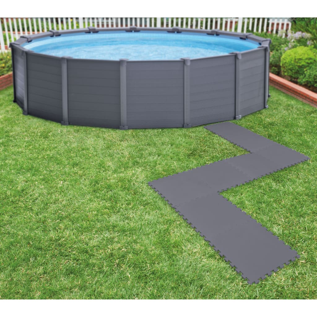 Intex Zámkové ochranné dlaždice na dno bazénu 8 ks 50x50x0,5 cm 1,9 m²