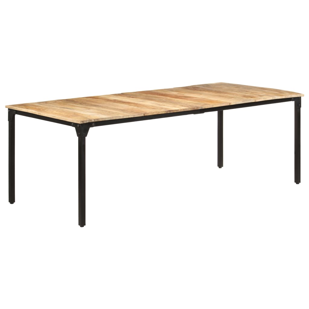 vidaXL Jídelní stůl 220 x 100 x 76 cm hrubé mangovníkové dřevo
