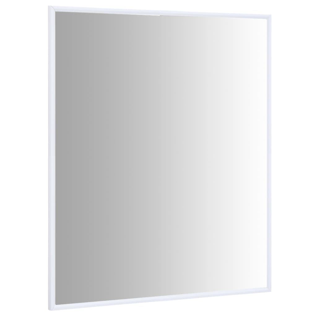 vidaXL Zrcadlo bílé 80 x 60 cm