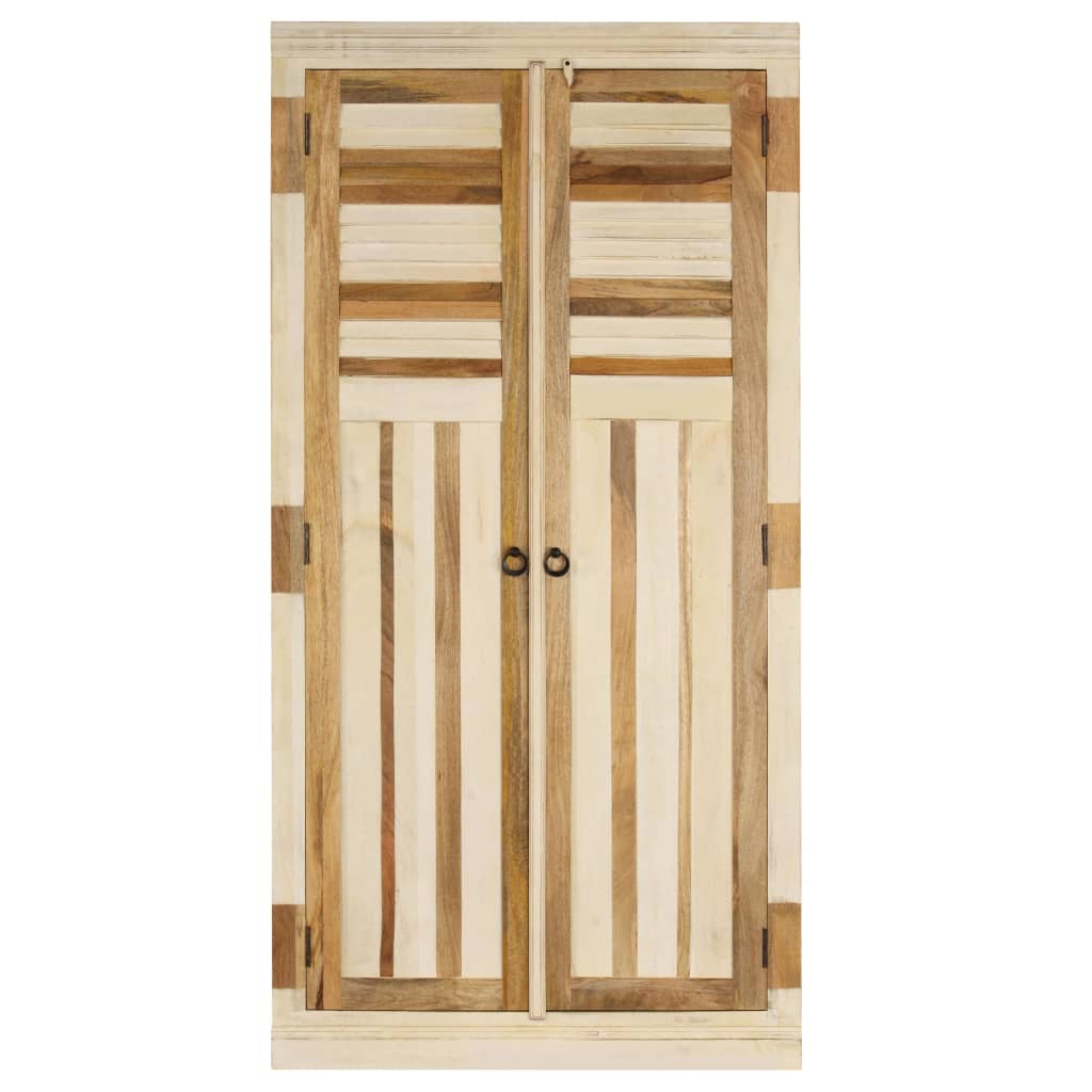 vidaXL Šatní skříň masivní mangovníkové dřevo 100 x 50 x 200 cm
