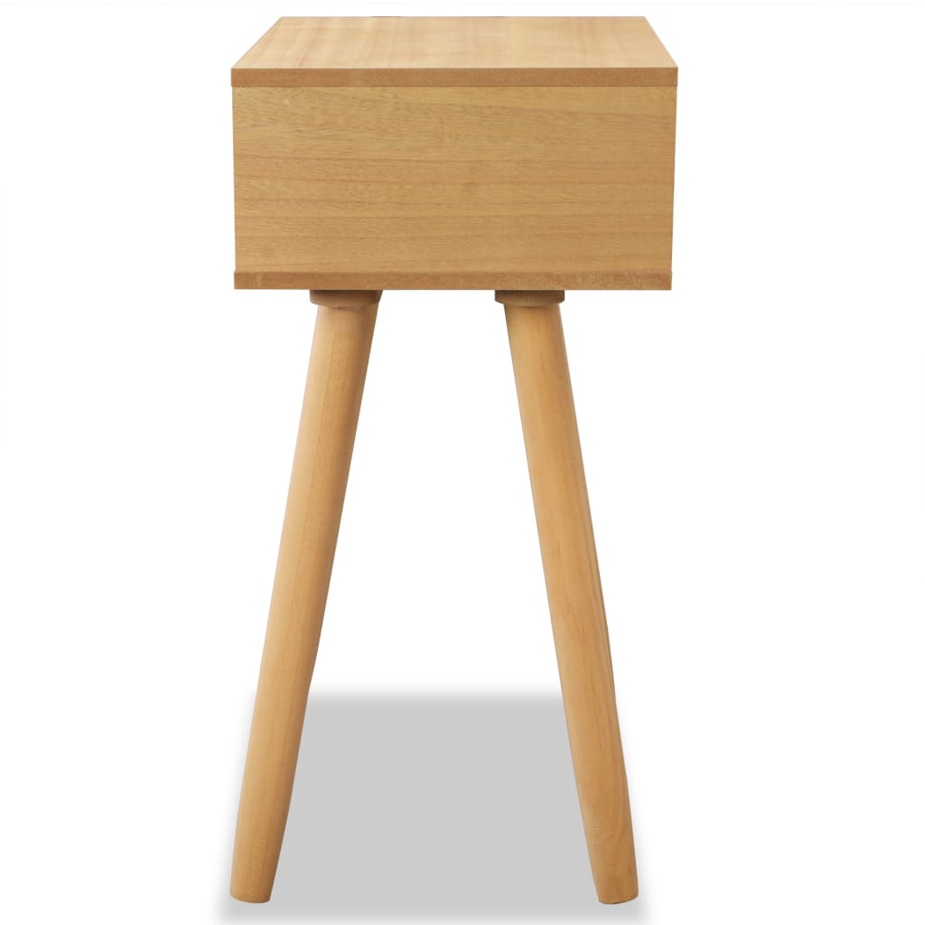 vidaXL Noční stolek 2 ks masivní borové dřevo 40 x 30 x 61 cm hnědý