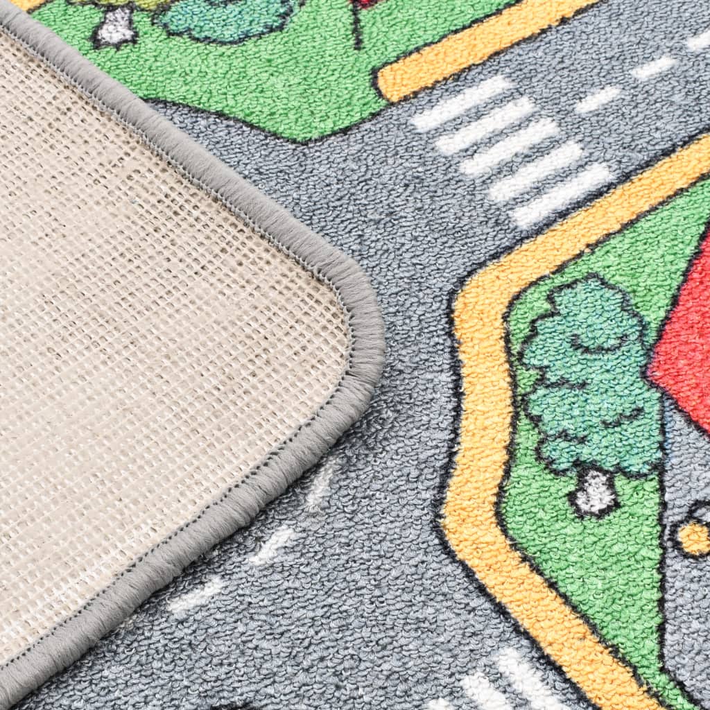 vidaXL Hrací koberec se smyčkovým vlasem 170x290 vzor Městská silnice