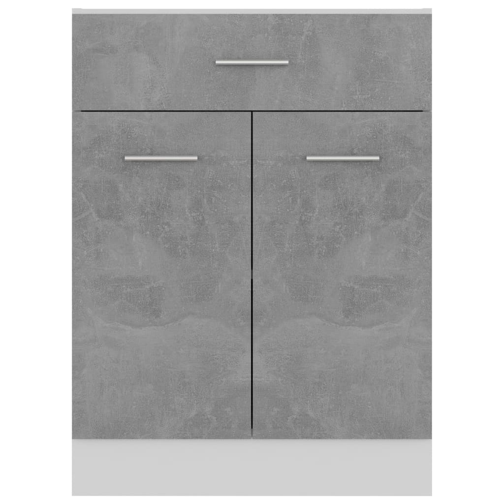 vidaXL Spodní skříňka zásuvka betonově šedá 60x46x81,5 cm dřevotříska