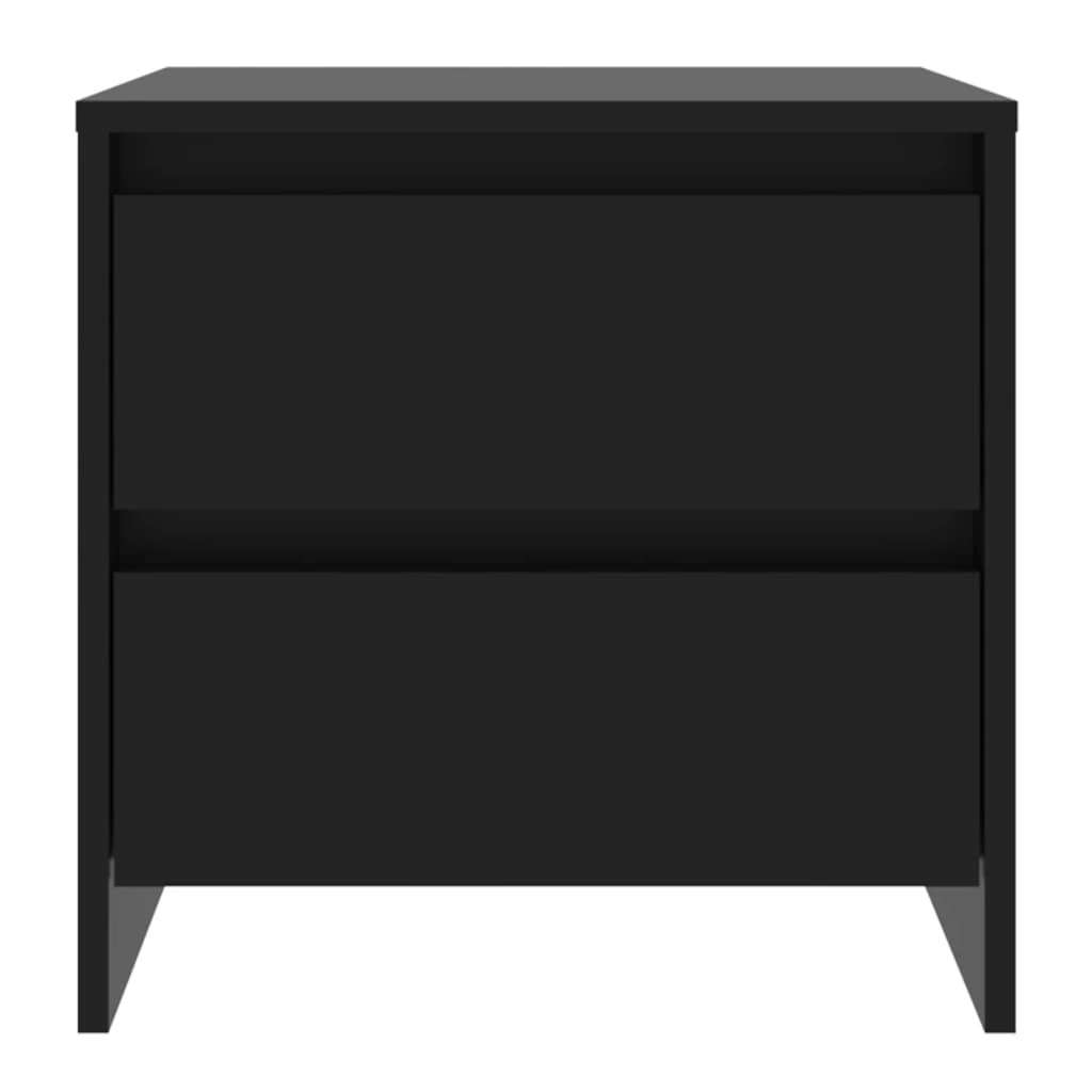 vidaXL Noční stolek černý 45 x 34,5 x 44,5 cm dřevotříska
