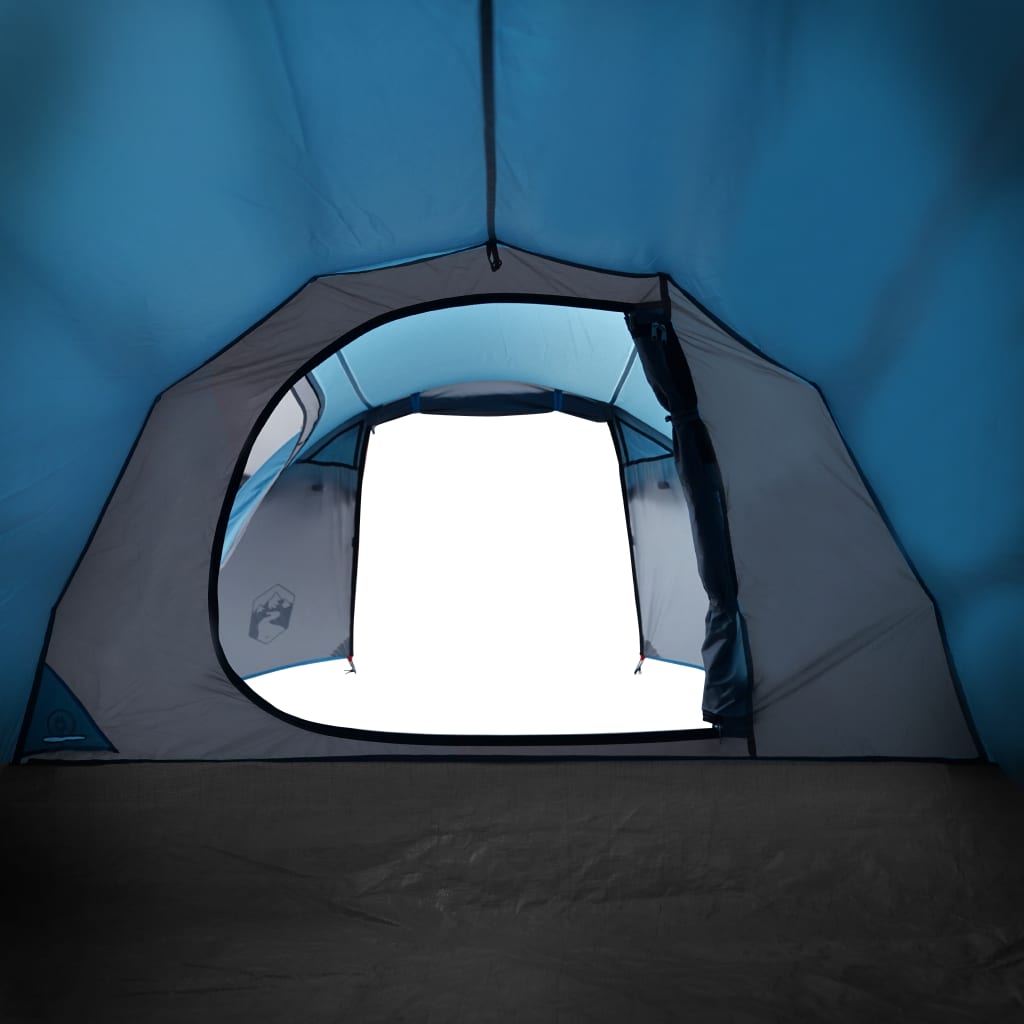 vidaXL Kempingový stan tunel pro 2 osoby modrý nepromokavý