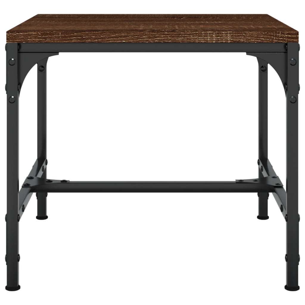 vidaXL Odkládací stolek hnědý dub 40x40x35 cm kompozitní dřevo