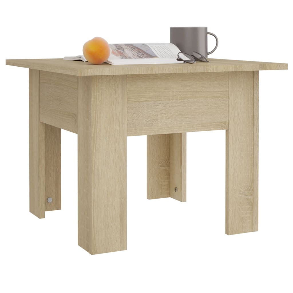 vidaXL Konferenční stolek dub sonoma 55 x 55 x 42 cm dřevotříska