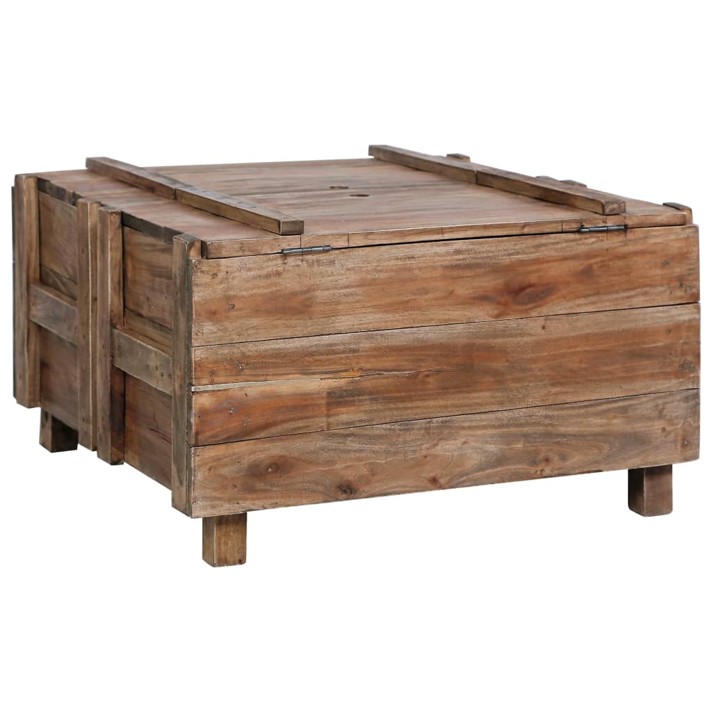 vidaXL Konferenční stolek 65 x 65 x 38 cm masivní recyklované dřevo