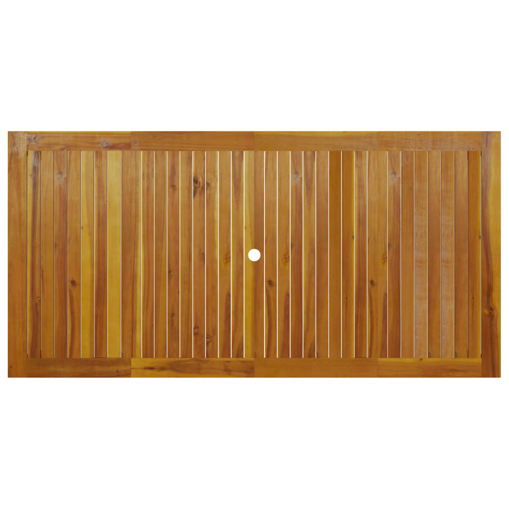 vidaXL Zahradní stůl 200 x 100 x 74 cm masivní akáciové dřevo