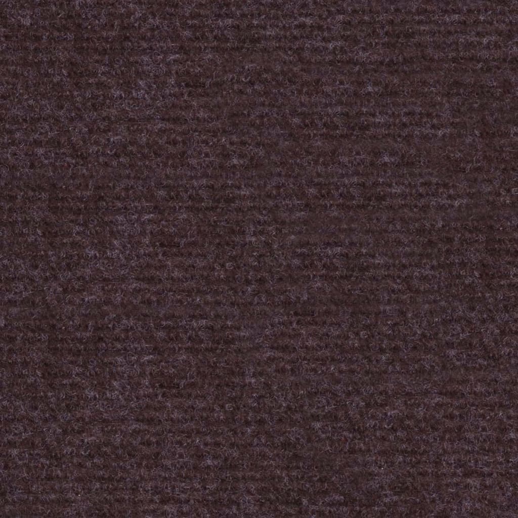 vidaXL Výstavářský koberec vroubkovaný 1,2 x 10 m hnědý