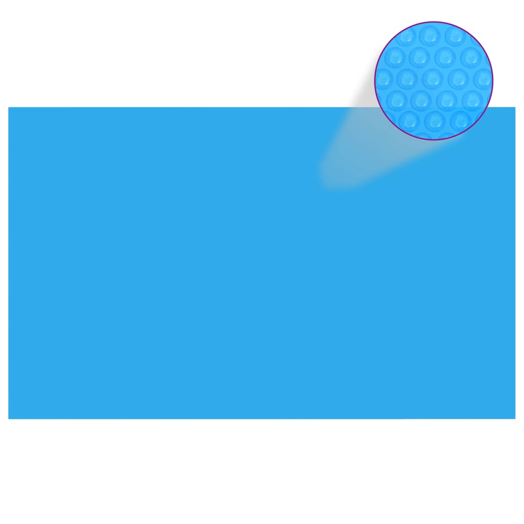 Obdélníkový kryt na bazén 260 x 160 cm, modrý PE