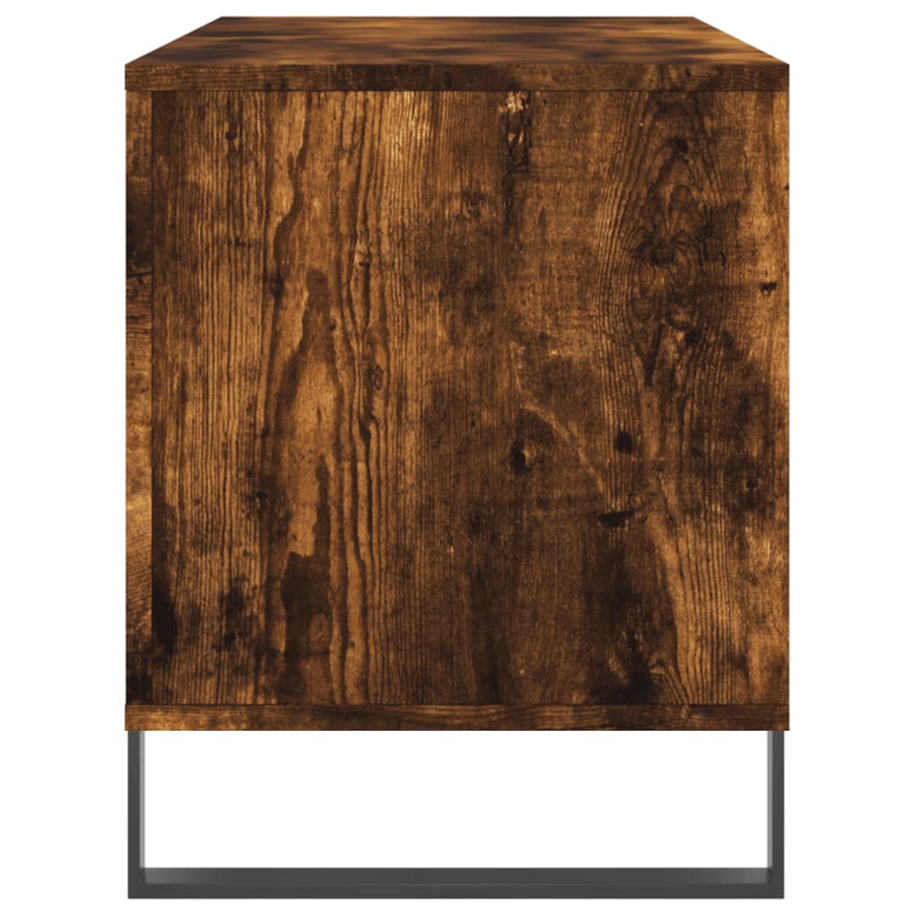 vidaXL Skříňka na LP desky kouřový dub 100x38x48 cm kompozitní dřevo