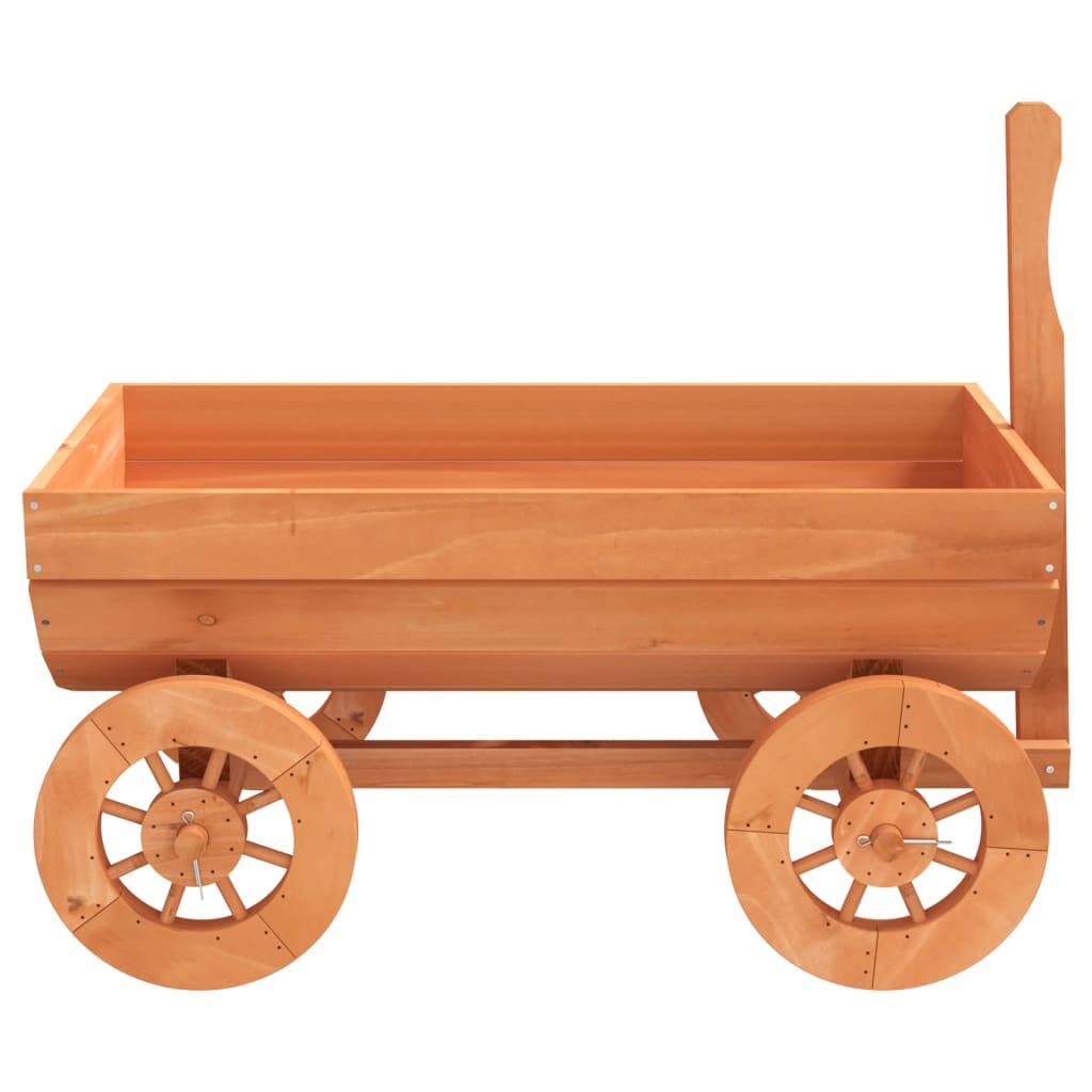 vidaXL Dekorativní vozík 70 x 43 x 54 cm masivní jedlové dřevo