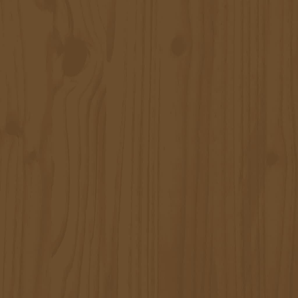 vidaXL 3dílný zahradní bistro set medově hnědý masivní borové dřevo