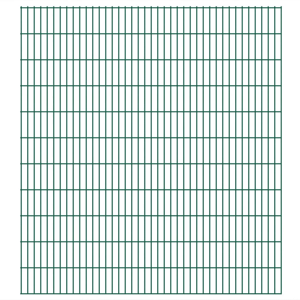 vidaXL 2D zahradní plotové dílce 2,008 x 2,23 m 38 m (celková délka)