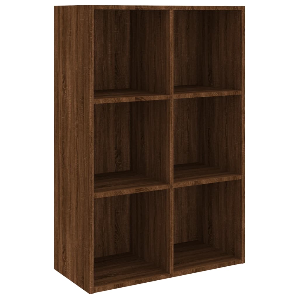 vidaXL Knihovna/příborník hnědý dub 66 x 30 x 98 cm kompozitní dřevo