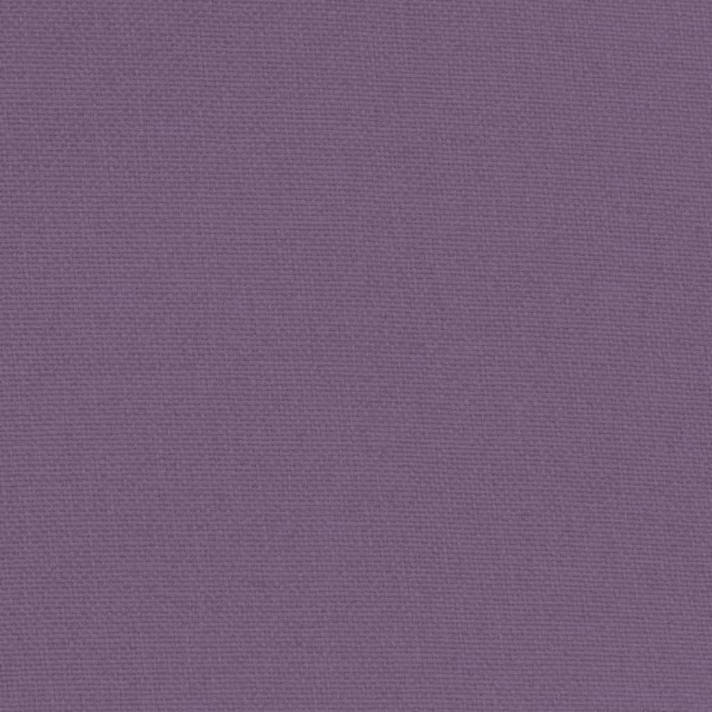 vidaXL Klubové křeslo s podnožkou fialové textil