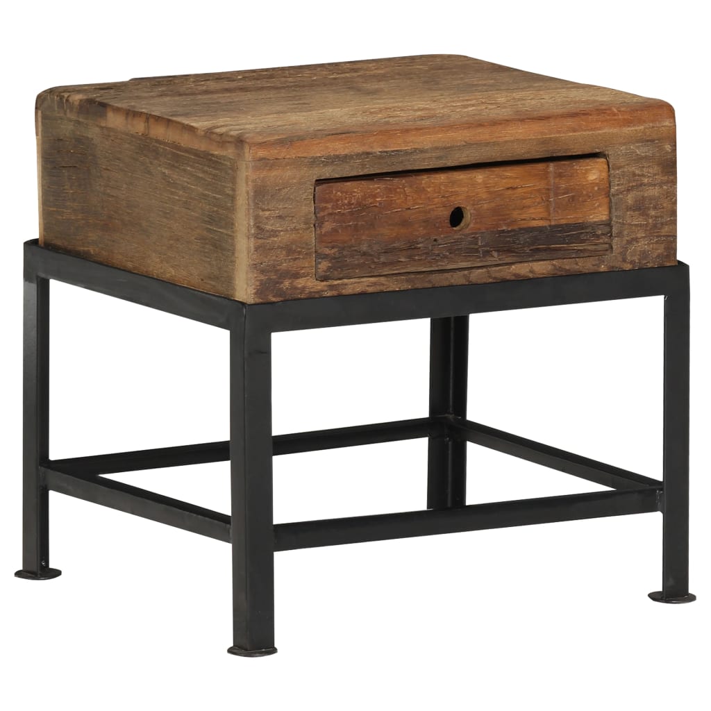 vidaXL Noční stolek 40 x 35 x 40 cm masivní recyklované dřevo