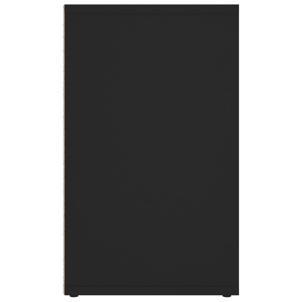 vidaXL Botník černý 52,5 x 30 x 50 cm