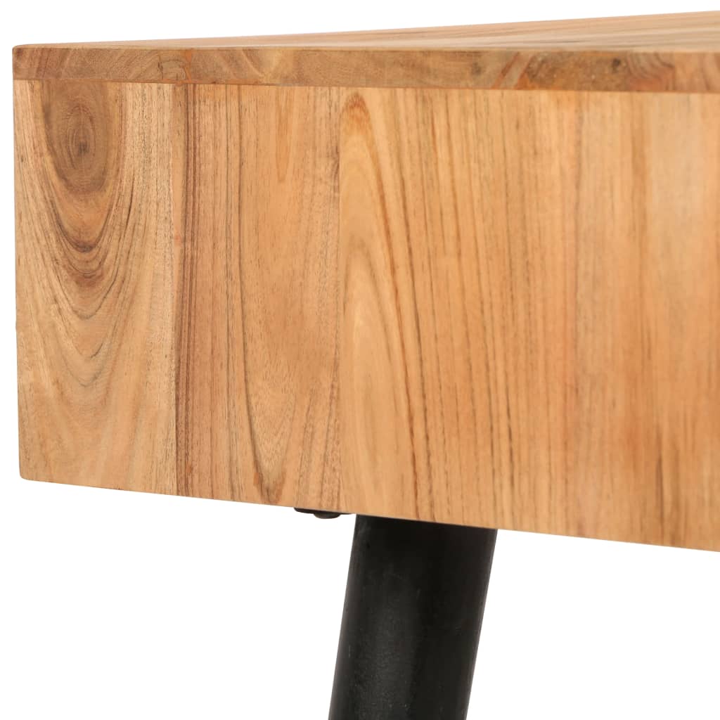 vidaXL Psací stůl z masivního akáciového dřeva 118 x 45 x 76 cm