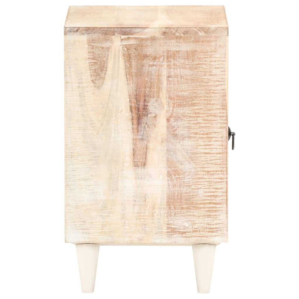 vidaXL Vyřezávaný noční stolek 40 x 30 x 50 cm masivní akáciové dřevo