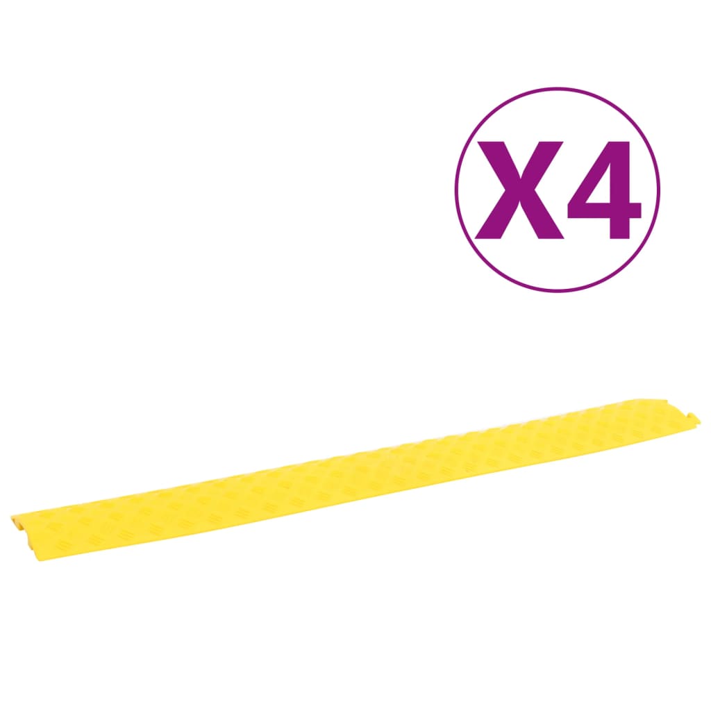 vidaXL Kabelové mosty 4 ks 98,5 cm žluté