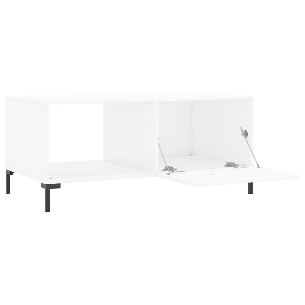 vidaXL Konferenční stolek bílý 90 x 50 x 40 cm kompozitní dřevo