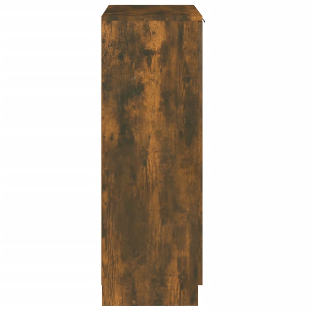 vidaXL Botník kouřový dub 59 x 35 x 100 cm kompozitní dřevo
