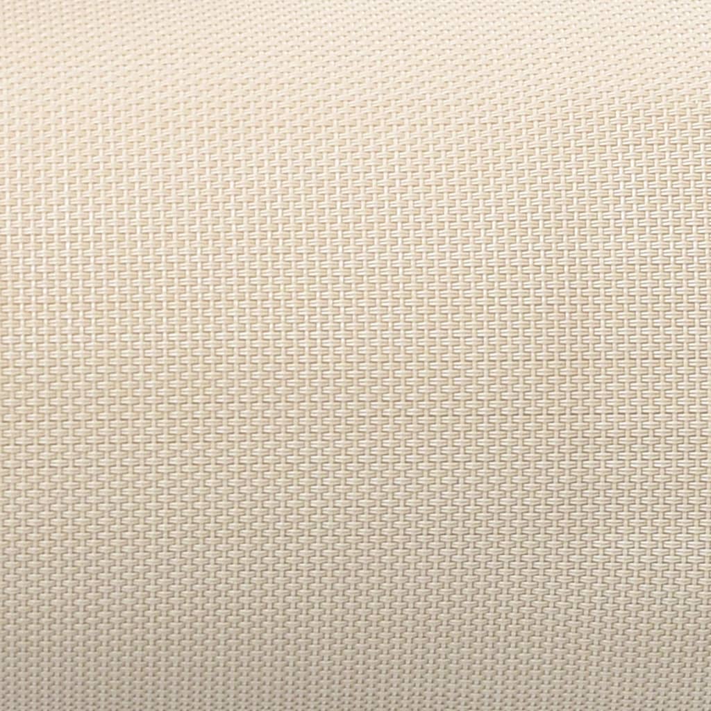 vidaXL Podhlavník na zahradní křeslo krémový 40 x 7,5 x 15 cm textilen