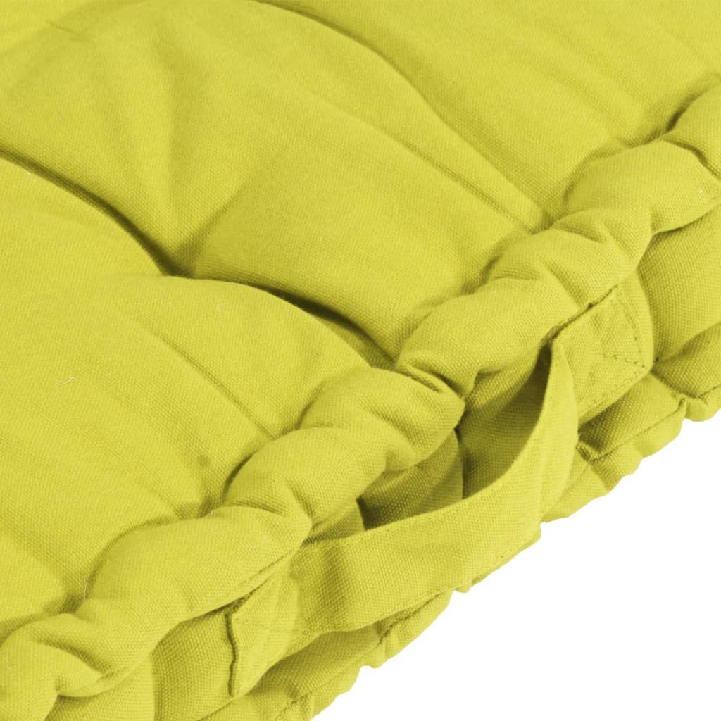 vidaXL Podušky na nábytek z palet 6 ks jablkově zelené bavlna
