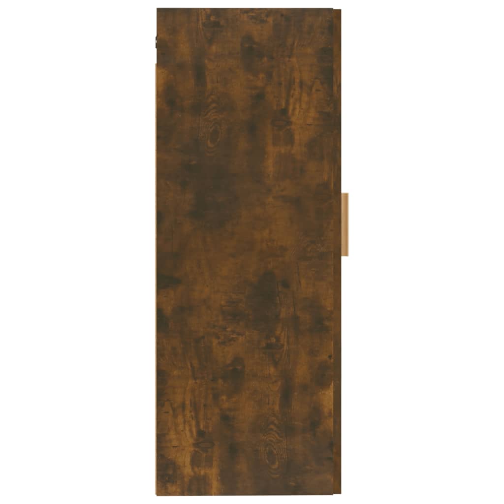 vidaXL Nástěnná skříňka kouřový dub 35 x 34 x 90 cm kompozitní dřevo