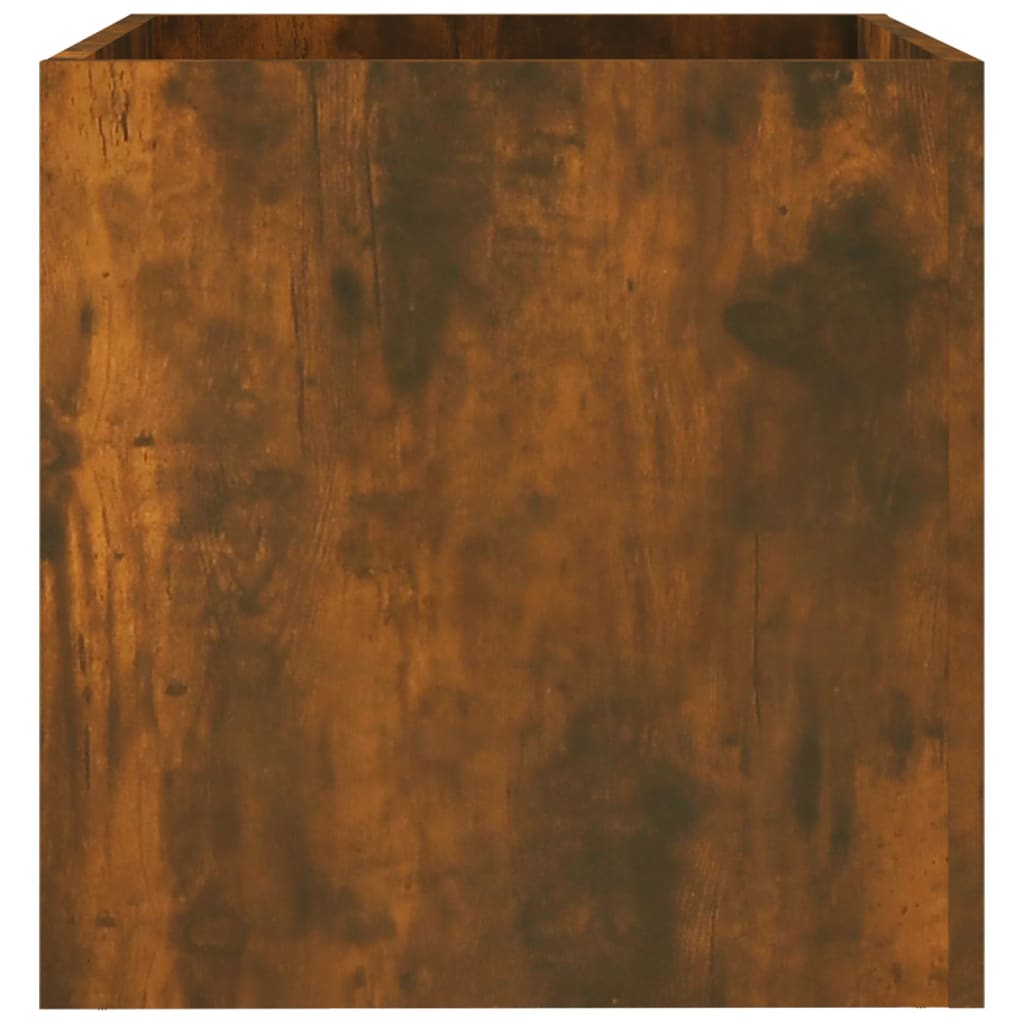 vidaXL Truhlík kouřový dub 40 x 40 x 40 cm kompozitní dřevo