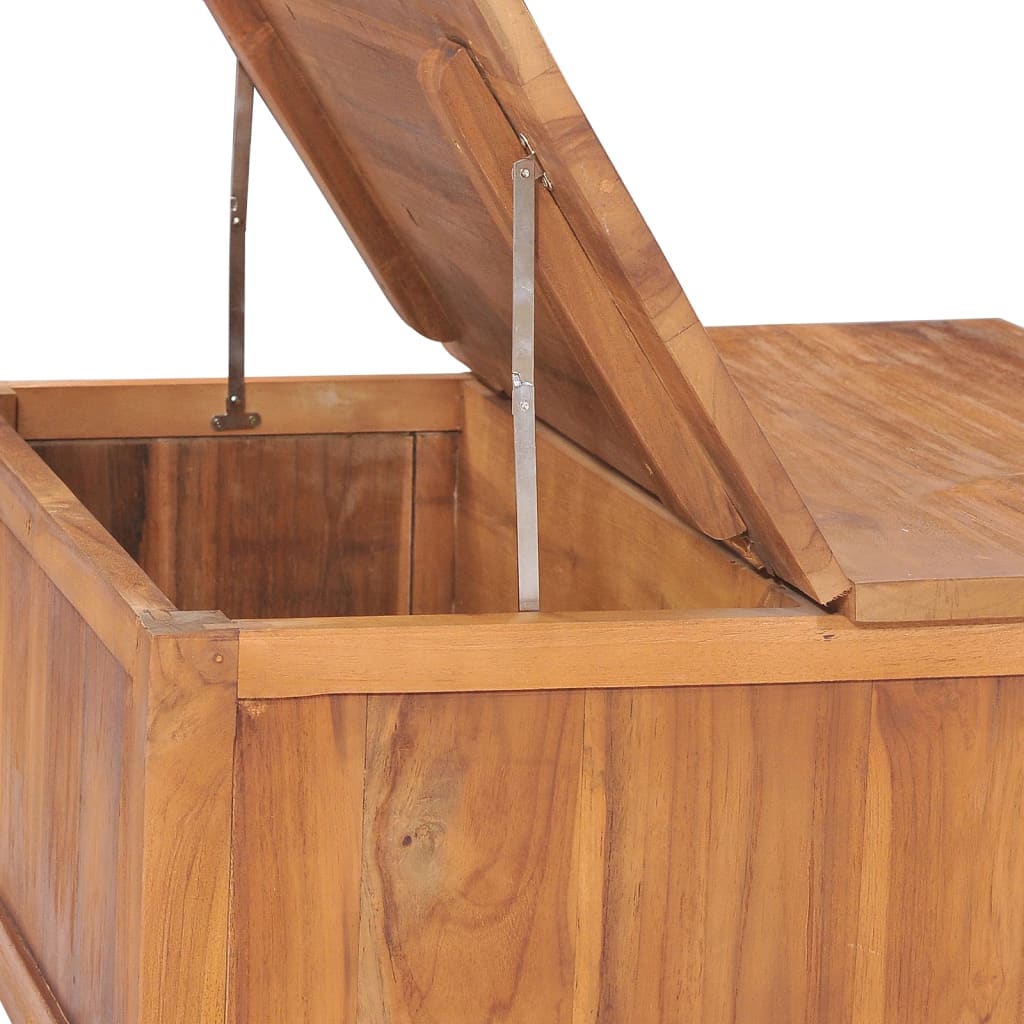 vidaXL Konferenční stolek s vyklápěcí deskou 65x64x35 cm masivní teak