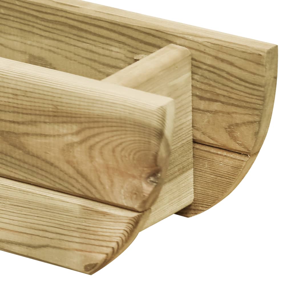 vidaXL Vyvýšený záhon 80 x 16 x 16 cm impregnované borové dřevo