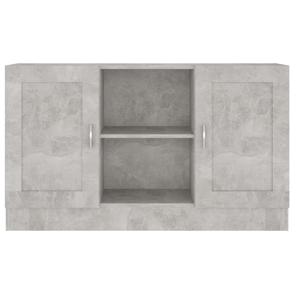 vidaXL Příborník betonově šedý 120 x 30,5 x 70 cm dřevotříska