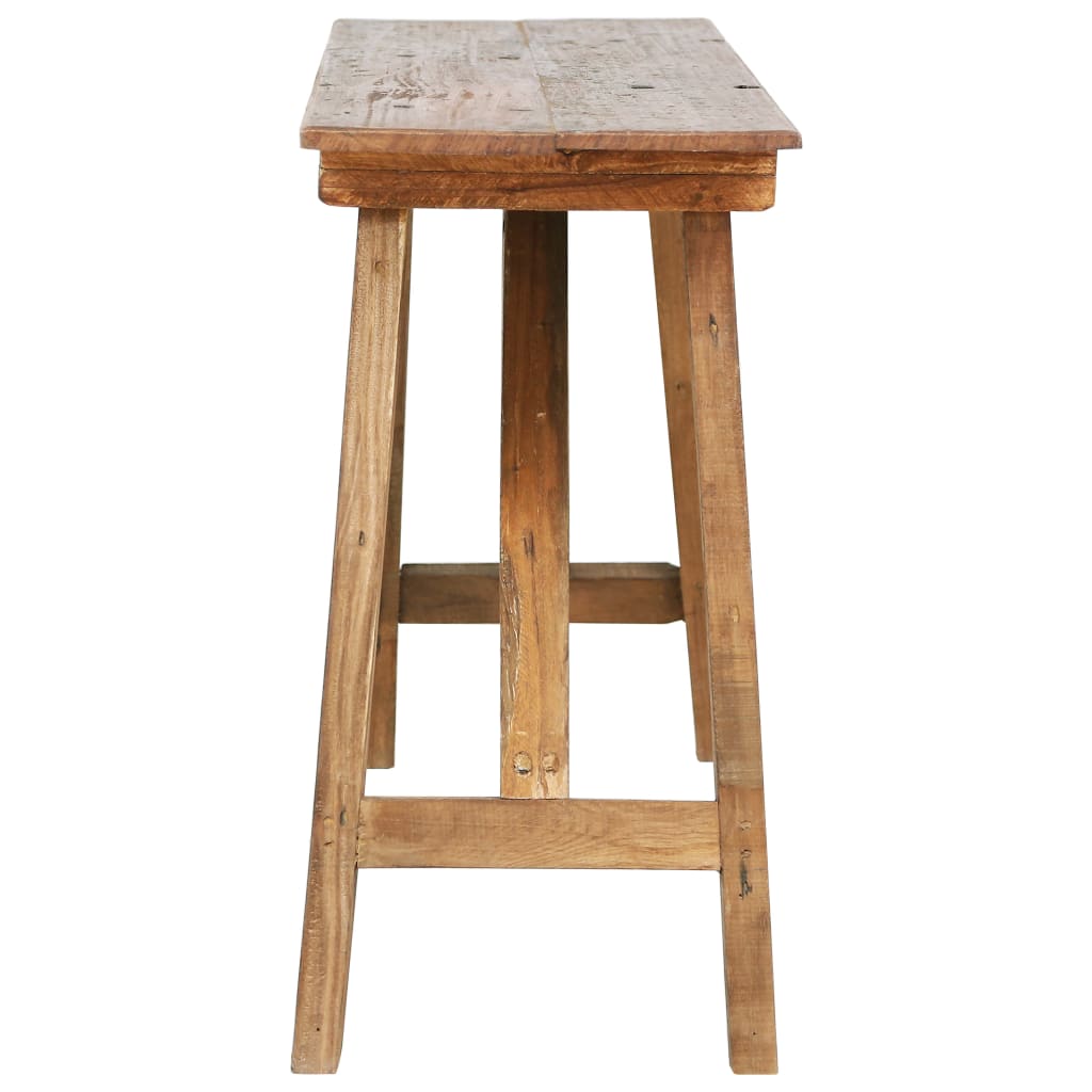 vidaXL Konzolový stolek 130 x 40 x 80 cm masivní recyklované dřevo