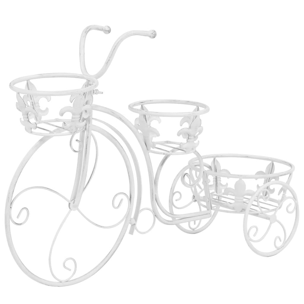 vidaXL Stojan na květiny ve tvaru jízdního kola vintage styl kovový