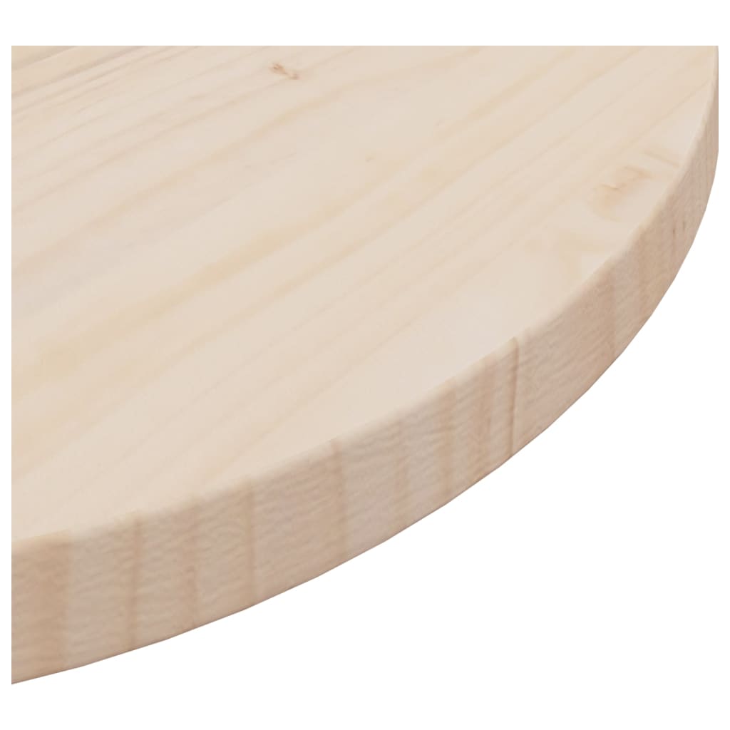 vidaXL Stolní deska Ø 50 x 2,5 cm masivní borové dřevo