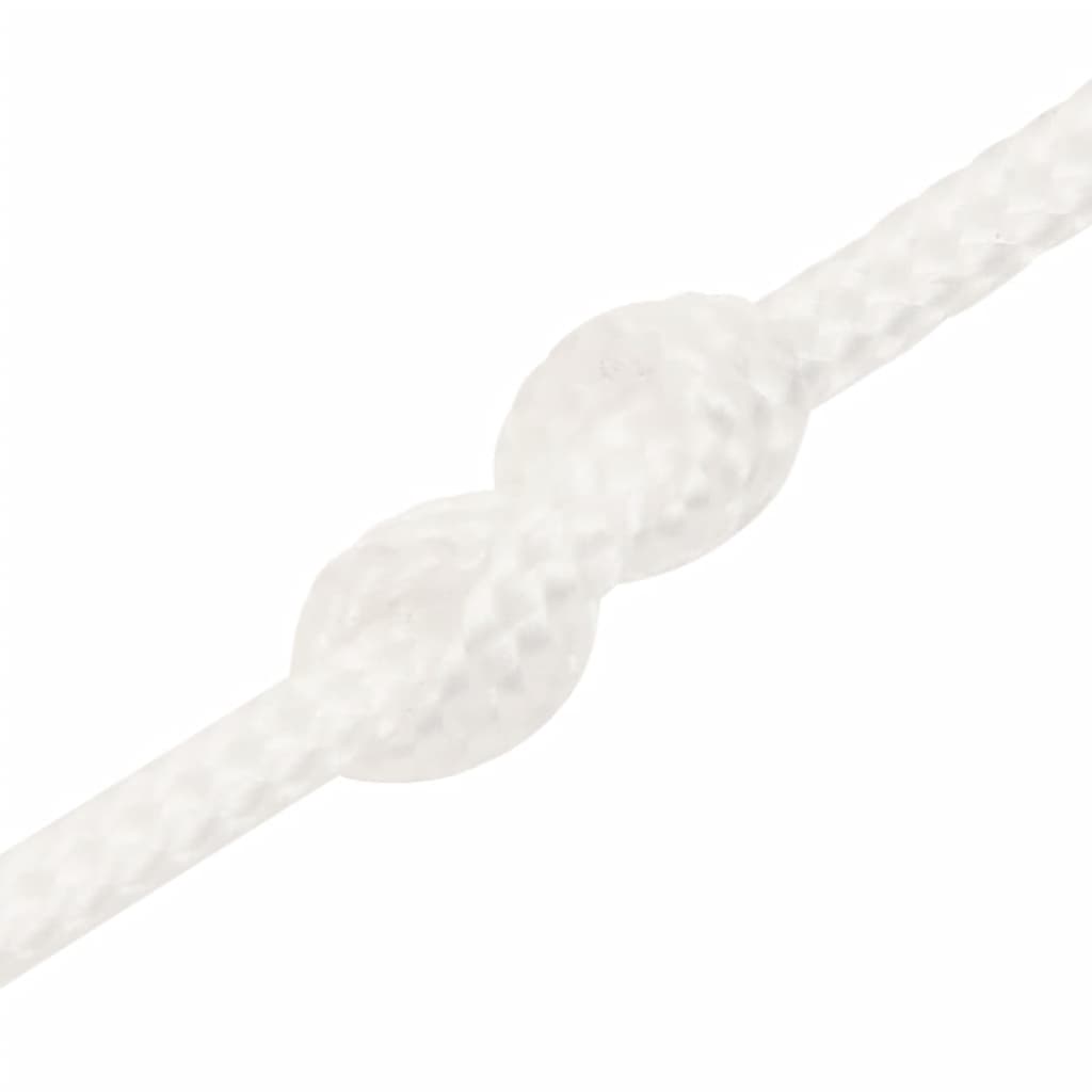 vidaXL Lodní lano celobílé 2 mm 25 m polypropylen
