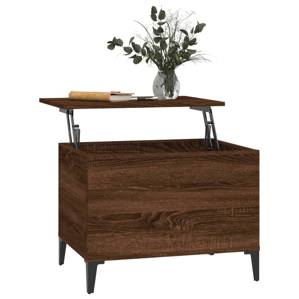 vidaXL Konferenční stolek hnědý dub 60x44,5x45 cm kompozitní dřevo
