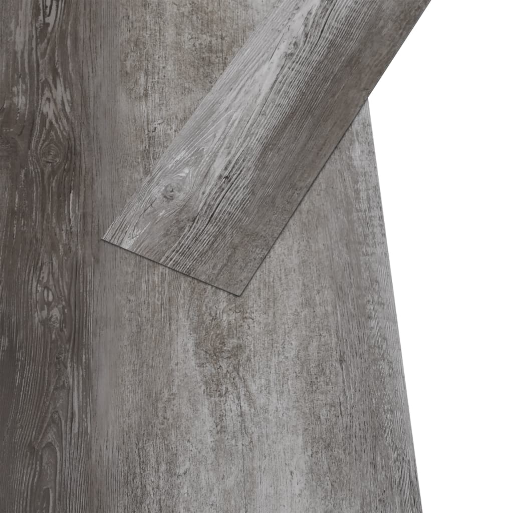 vidaXL Nesamolepicí PVC podlahová prkna 4,46 m² 3 mm pruhované dřevo