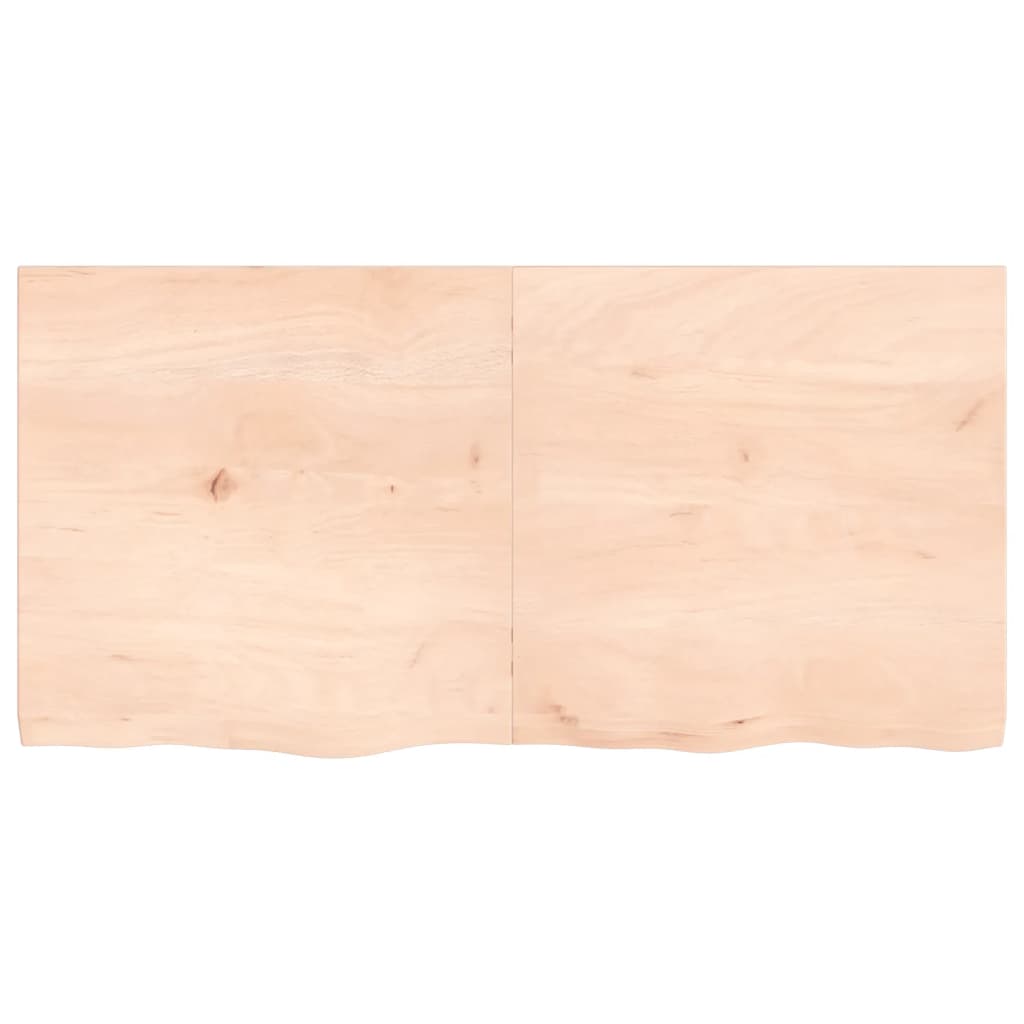 vidaXL Koupelnová deska 120x60x(2-4) cm neošetřené masivní dřevo