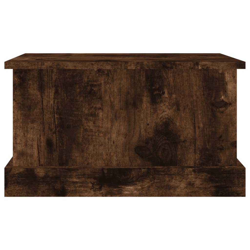 vidaXL Úložný box kouřový dub 50 x 30 x 28 cm kompozitní dřevo