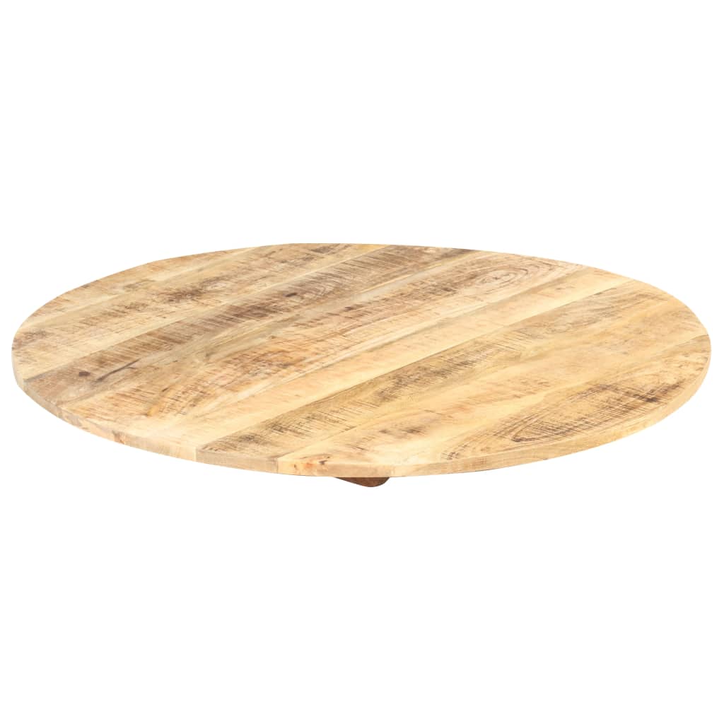 vidaXL Stolní deska masivní mangovníkové dřevo kulatá 15–16 mm 70 cm