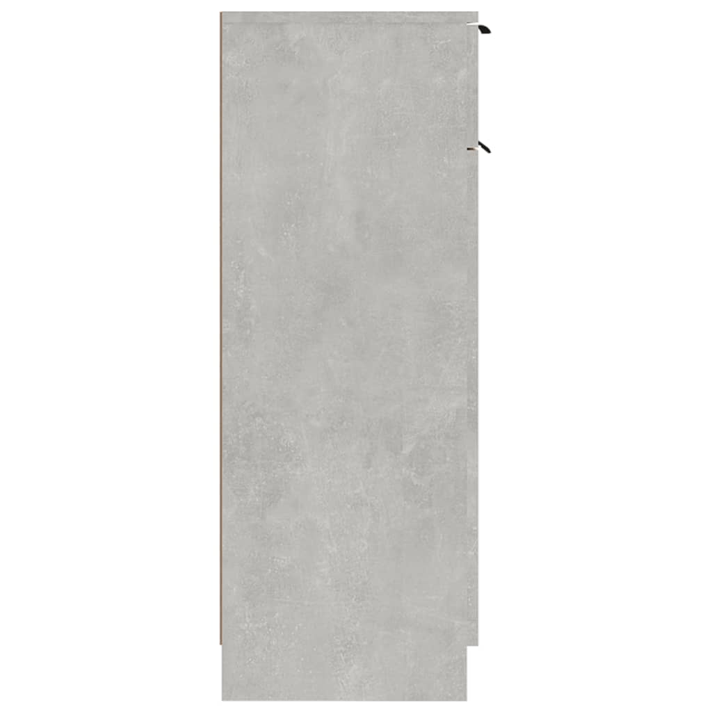 vidaXL Koupelnová skříňka betonově šedá 32x34x90 cm kompozitní dřevo