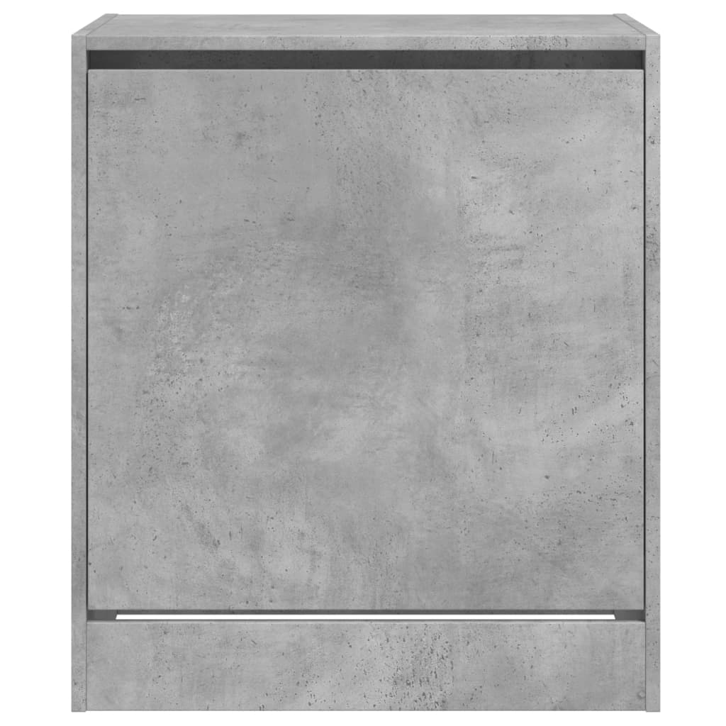vidaXL Botník betonově šedý 60 x 42 x 69 cm kompozitní dřevo
