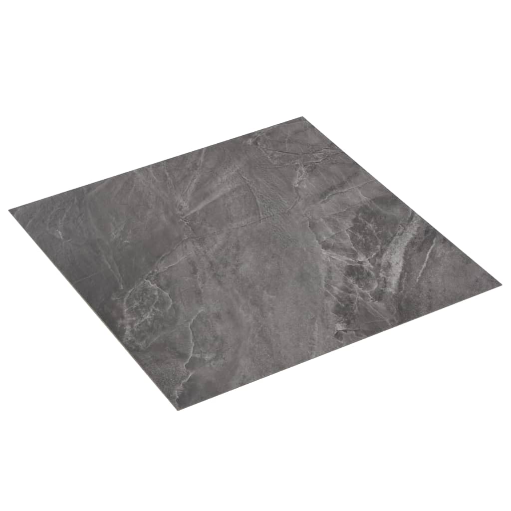 vidaXL Samolepící podlahové desky PVC 5,11 m² černé vzorované